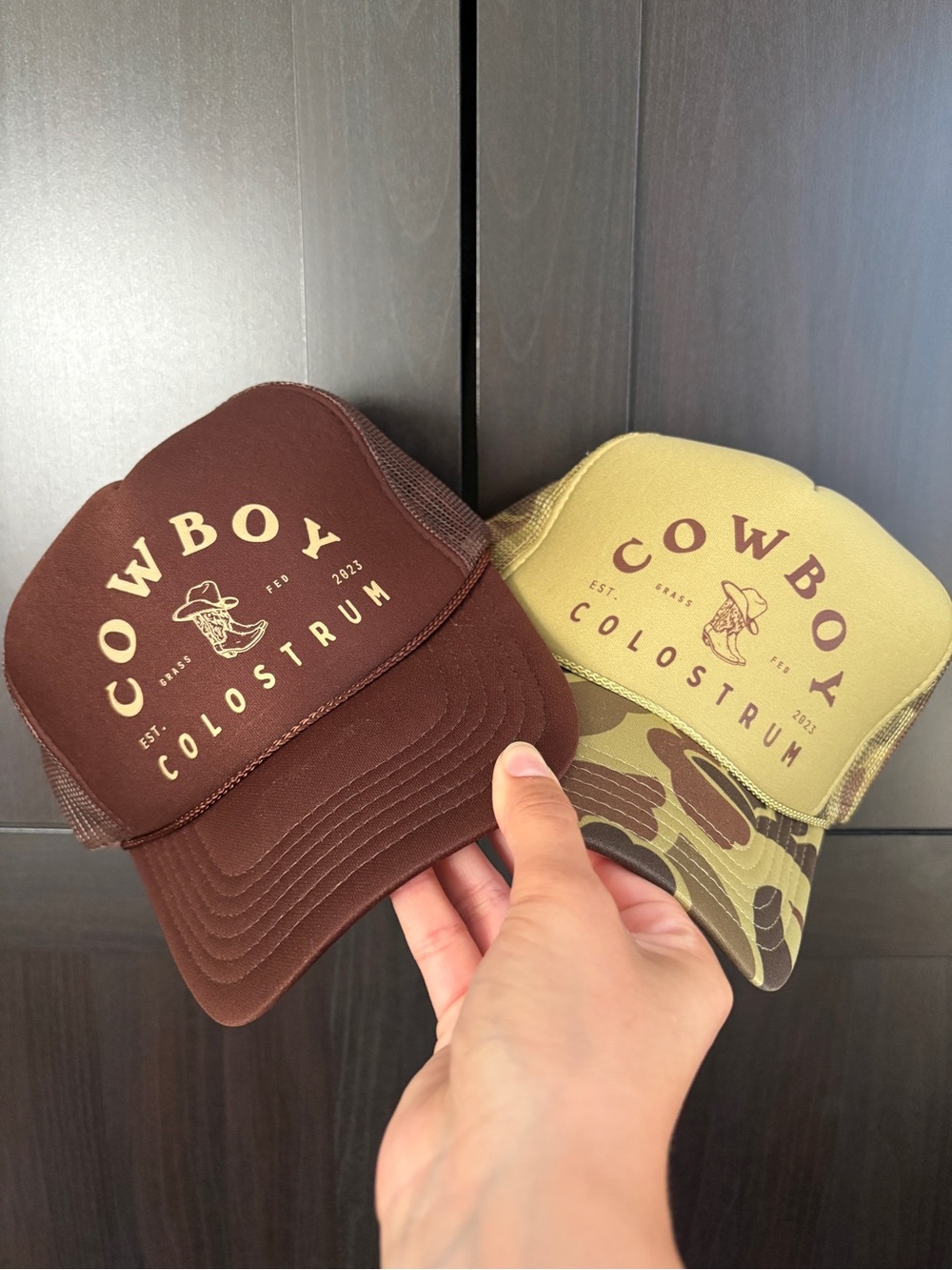 COWBOY COLOSTRUM Trucker Hats (3)